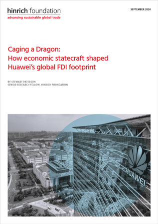 Caging a Dragon: How economic statecraft shaped Huawei’s global FDI footprint by Stewart Paterson