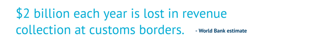 World Bank lost revenue at customs borders