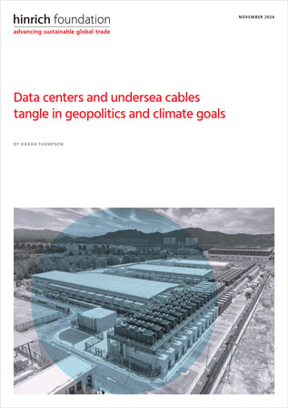 Data centers and undersea cables tangle in geopolitics and climate goals by Kieran Thompson